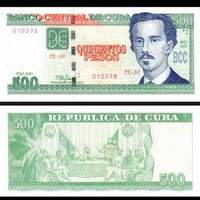 *500 Pesos Kuba 2010-24 P131 UNC - Kliknutím na obrázok zatvorte -